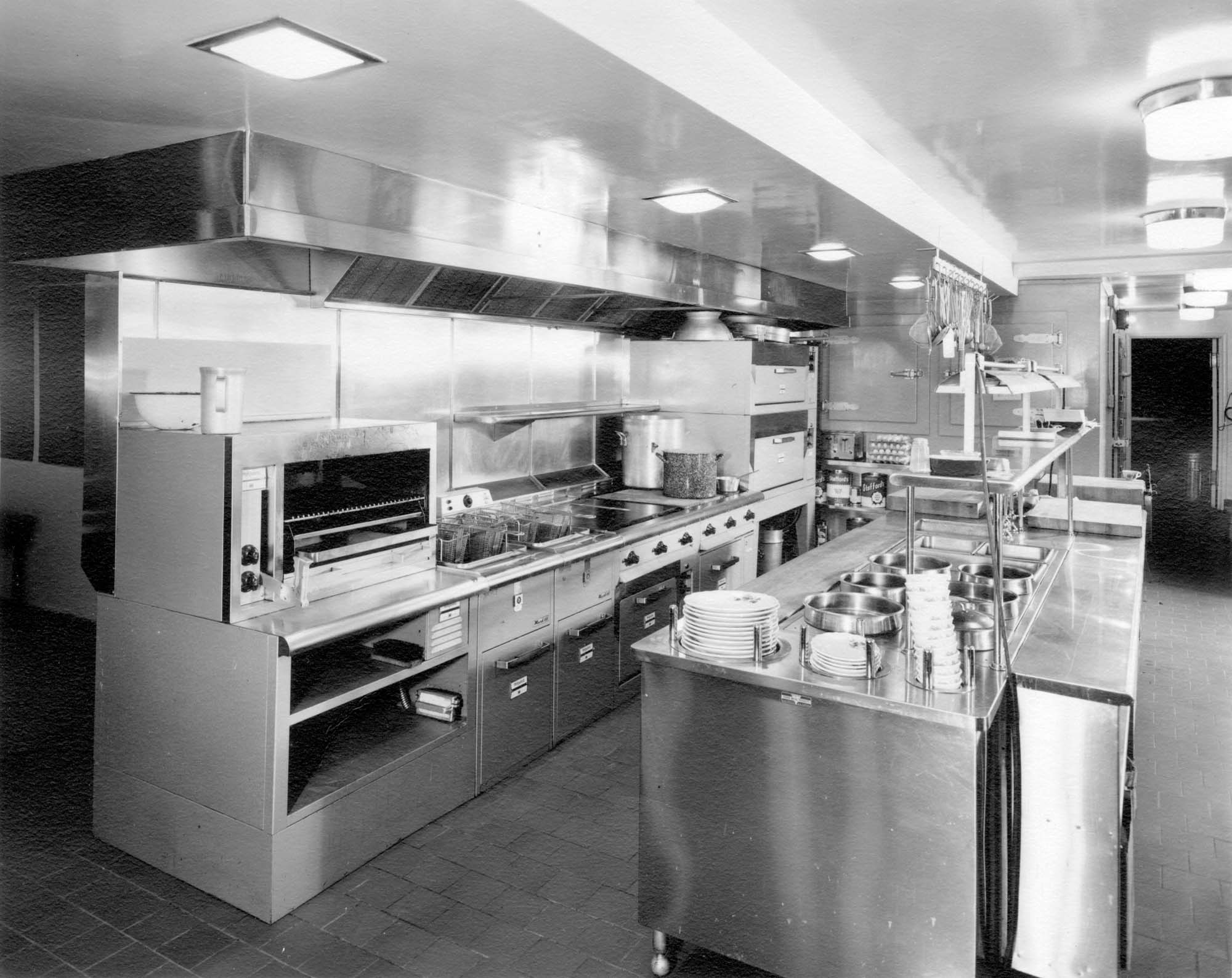 Waldorf Hotel kitchen